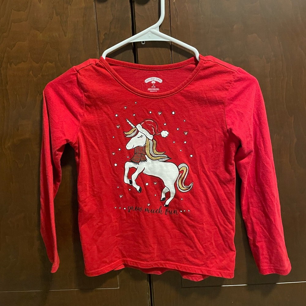 Girls holiday top